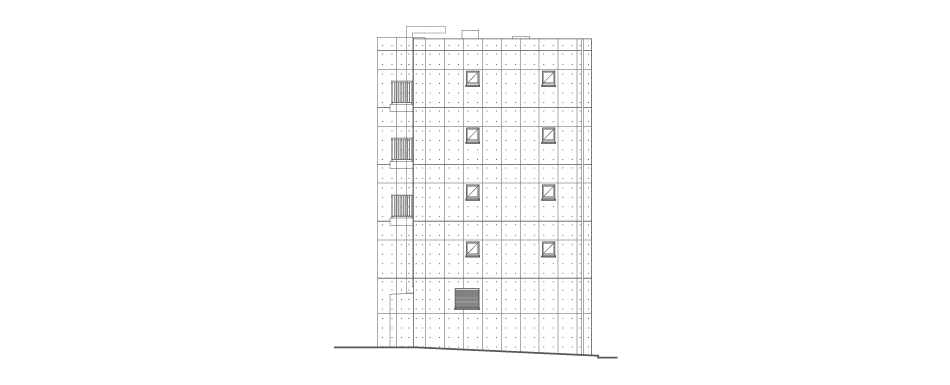 東側立面図